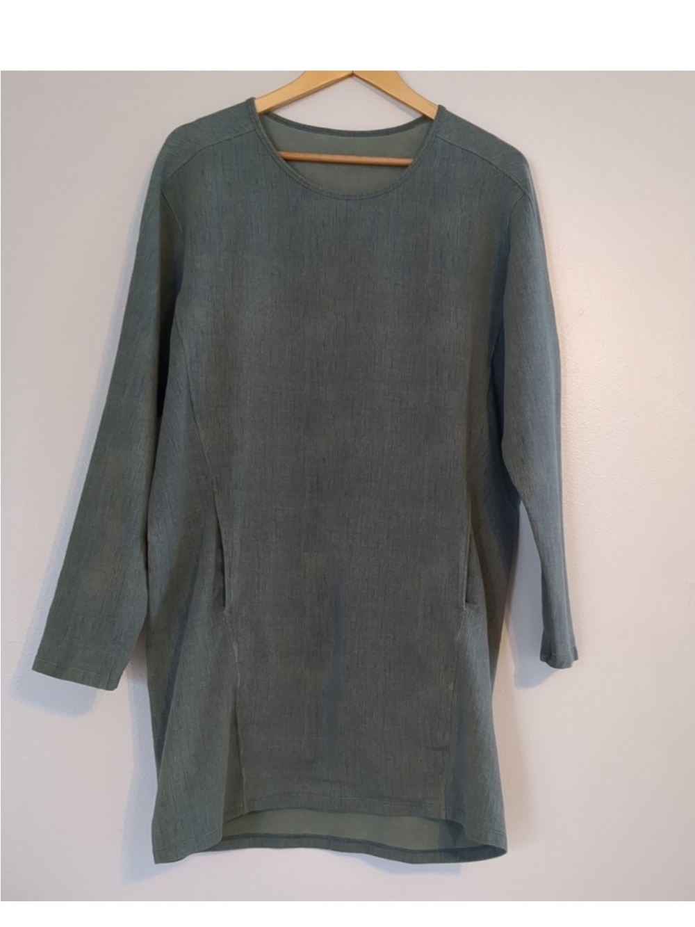 lululemon athletica Sage Green Long Sleeve Tunic Dress